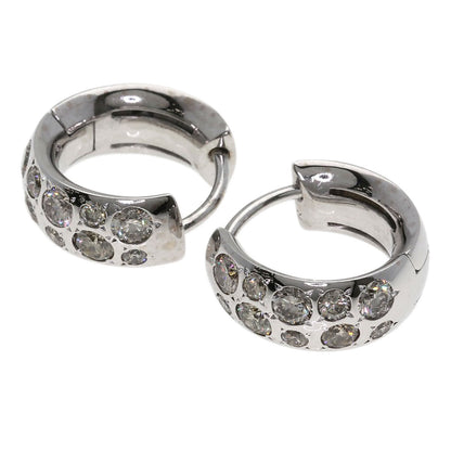 Kashikey Melange Brown Diamond earring K18 White Gold Ladies [Used]