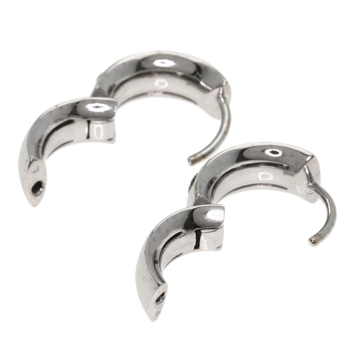 Kashikey Melange Brown Diamond earring K18 White Gold Ladies [Used]