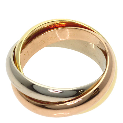 CARTIER Trinity #52 Ring K18 Yellow Gold K18 White GoldLadies [Used]