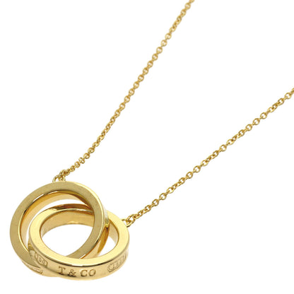 TIFFANY&Co. Interlocking Necklace K18 Yellow Gold Ladies [Used]