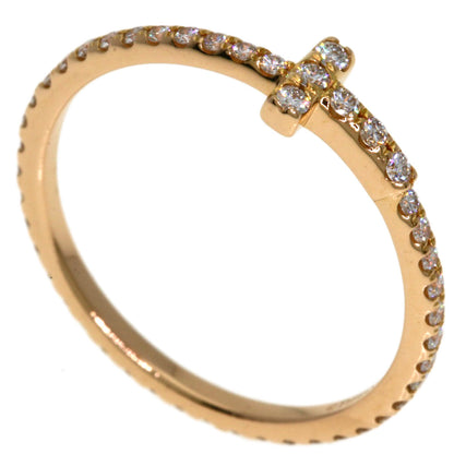 TIFFANY&Co. TWire Full Circle Diamond Ring K18 Yellow Gold Ladies [Used]