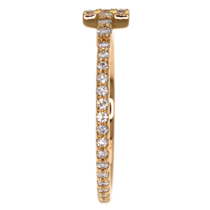 TIFFANY&Co. TWire Full Circle Diamond Ring K18 Yellow Gold Ladies [Used]