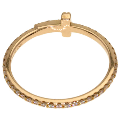 TIFFANY&Co. TWire Full Circle Diamond Ring K18 Yellow Gold Ladies [Used]