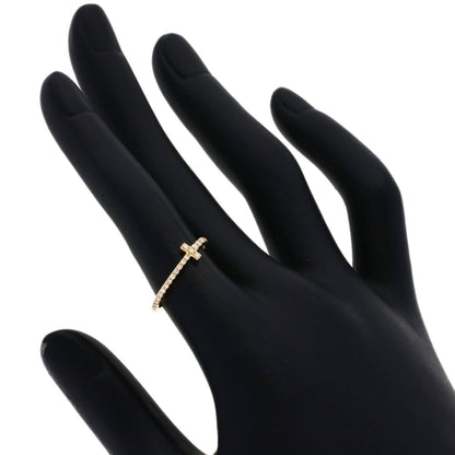 TIFFANY&Co. TWire Full Circle Diamond Ring K18 Yellow Gold Ladies [Used]