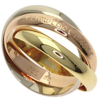 CARTIER Trinity #53 Ring K18 Yellow Gold K18 White GoldLadies [Used]