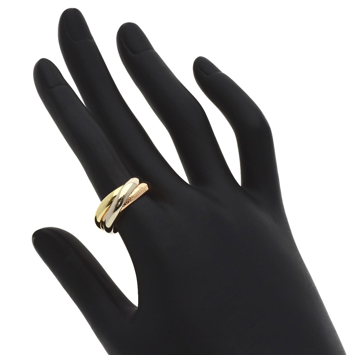 CARTIER Trinity #53 Ring K18 Yellow Gold K18 White GoldLadies [Used]