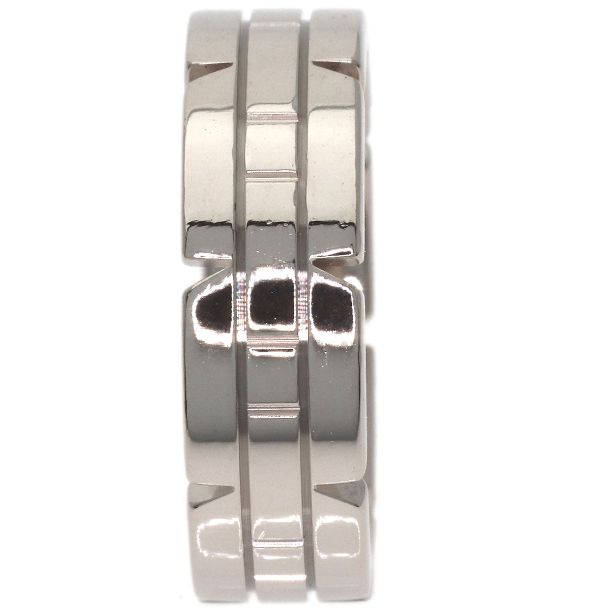 CARTIER Tank Francaise # 51 Ring K18 White Gold Ladies [Used]