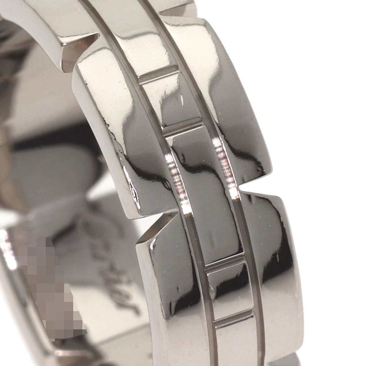 CARTIER Tank Francaise # 51 Ring K18 White Gold Ladies [Used]