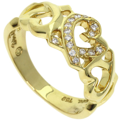 TIFFANY&Co. Loving Heart Diamond Ring K18 Yellow Gold Ladies [Used]