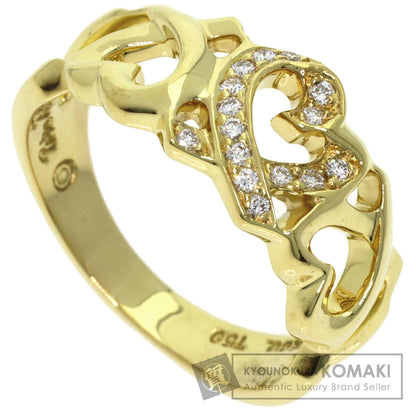 TIFFANY&Co. Loving Heart Diamond Ring K18 Yellow Gold Ladies [Used]