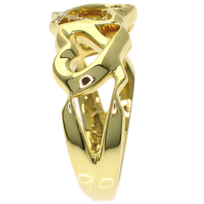 TIFFANY&Co. Loving Heart Diamond Ring K18 Yellow Gold Ladies [Used]