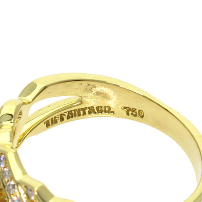 TIFFANY&Co. Loving Heart Diamond Ring K18 Yellow Gold Ladies [Used]