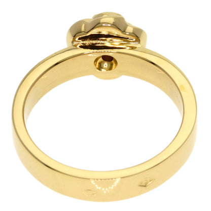 CHANEL Camellia Diamond Ring K18 Yellow Gold Ladies [Used]