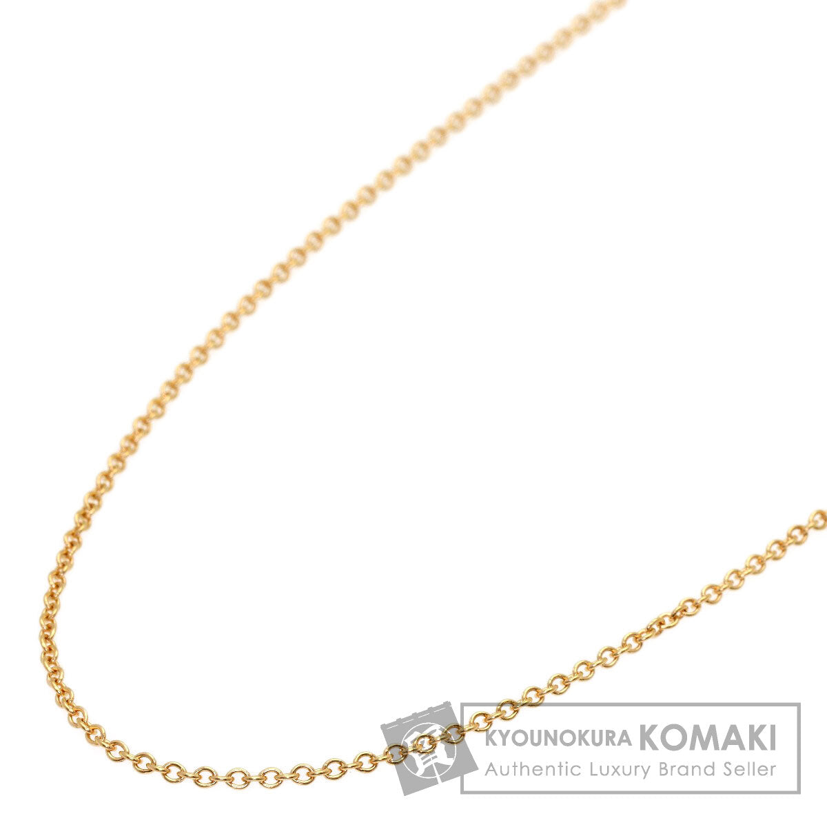 TIFFANY&Co. Chain 17.7" Necklace K18 Pink Gold Ladies [Used]