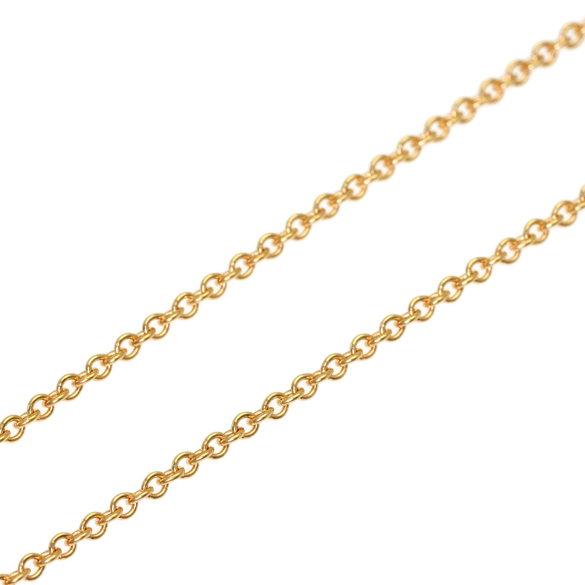 TIFFANY&Co. Chain 17.7" Necklace K18 Pink Gold Ladies [Used]