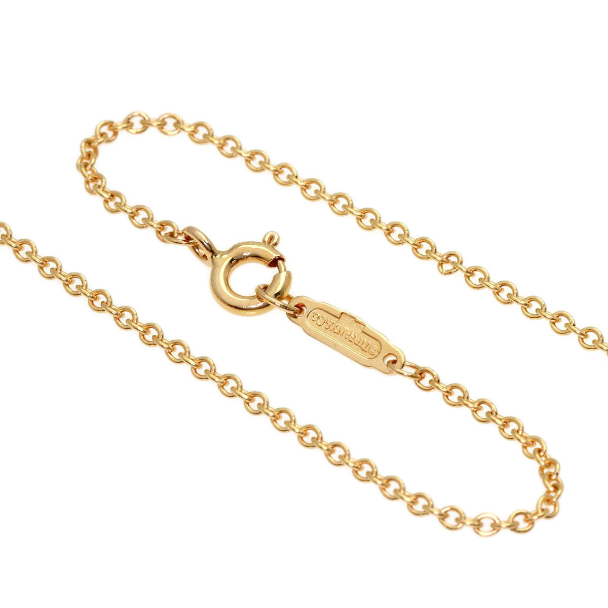 TIFFANY&Co. Chain 17.7" Necklace K18 Pink Gold Ladies [Used]