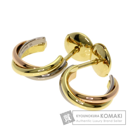 CARTIER Trinity earring K18 Yellow Gold 18K Pink GoldLadies [Used]