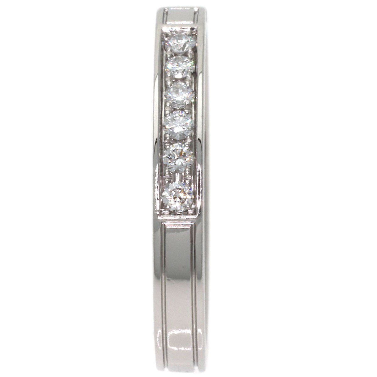 HARRY WINSTON Traffic Accent Band Diamond Ring Platinum PT950 Ladies [Used]