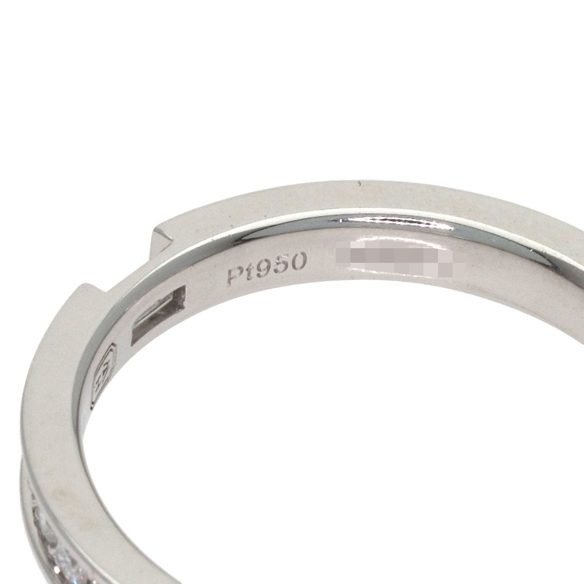HARRY WINSTON Traffic Accent Band Diamond Ring Platinum PT950 Ladies [Used]