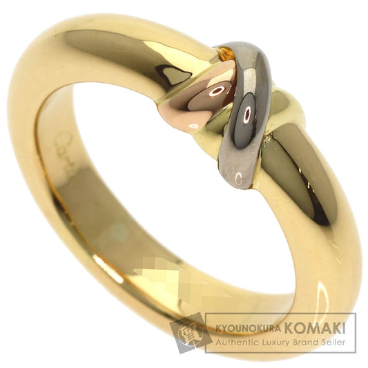 CARTIER Thread Three Color Ring K18 Yellow Gold K18 White GoldLadies [Used]
