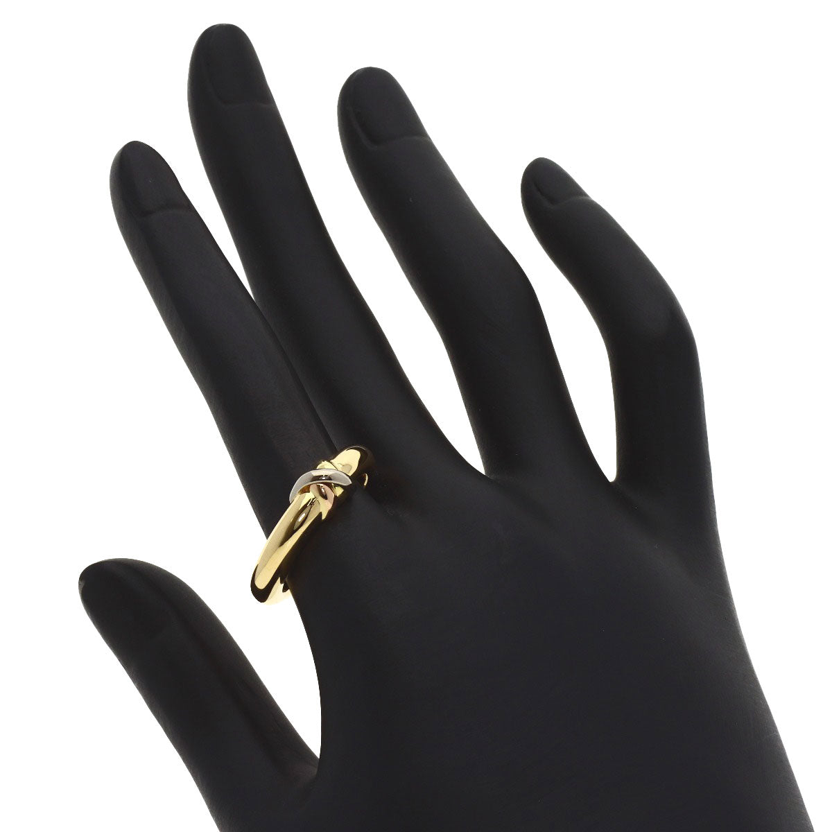 CARTIER Thread Three Color Ring K18 Yellow Gold K18 White GoldLadies [Used]