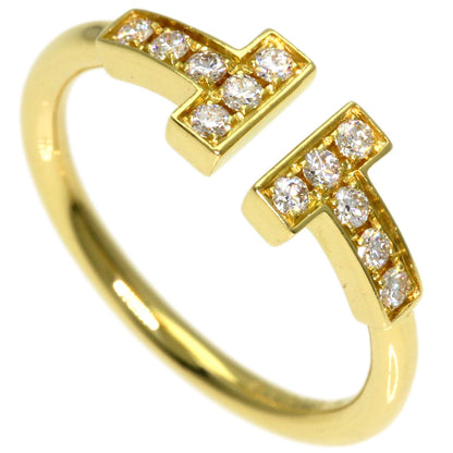 TIFFANY&Co. TWire Diamond Ring K18 Yellow Gold Ladies [Used]