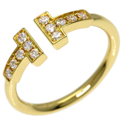 TIFFANY&Co. TWire Diamond Ring K18 Yellow Gold Ladies [Used]
