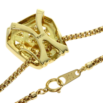 CELINE Diamond Necklace K18 Yellow Gold Ladies [Used]