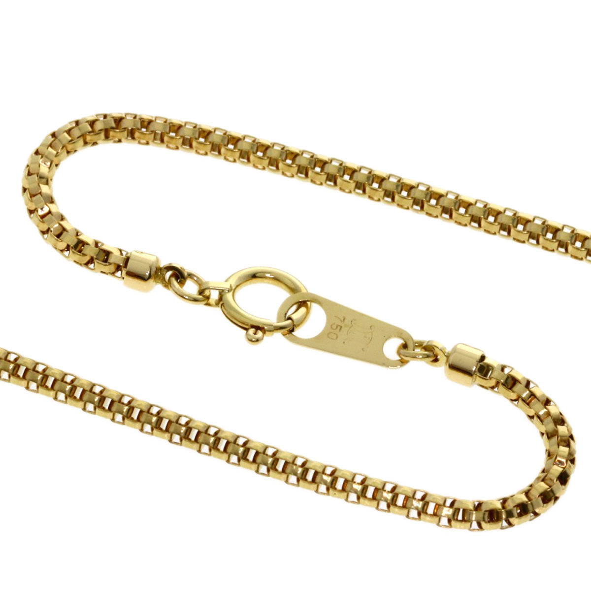 CELINE Diamond Necklace K18 Yellow Gold Ladies [Used]