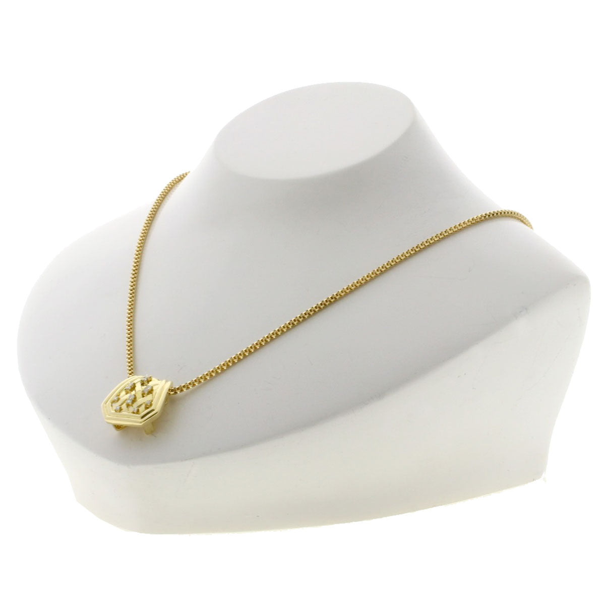 CELINE Diamond Necklace K18 Yellow Gold Ladies [Used]