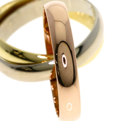 CARTIER Trinity #50 Ring K18 Yellow Gold K18 White GoldLadies [Used]