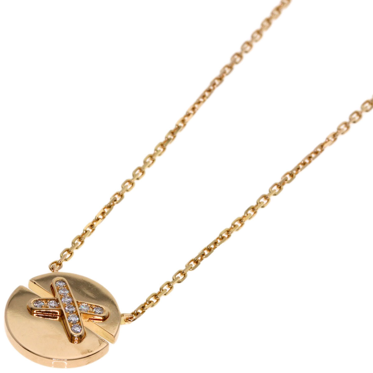 Chaumet Je de Liens Harmony Diamond Necklace K18 Pink Gold Ladies [Used]