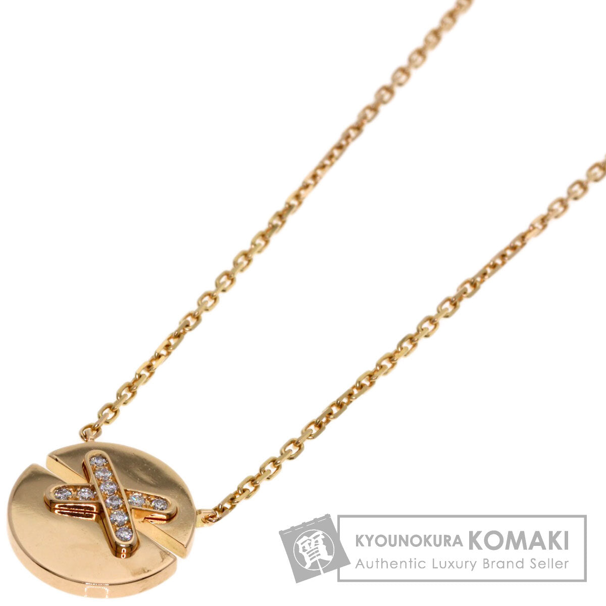 Chaumet Je de Liens Harmony Diamond Necklace K18 Pink Gold Ladies [Used]