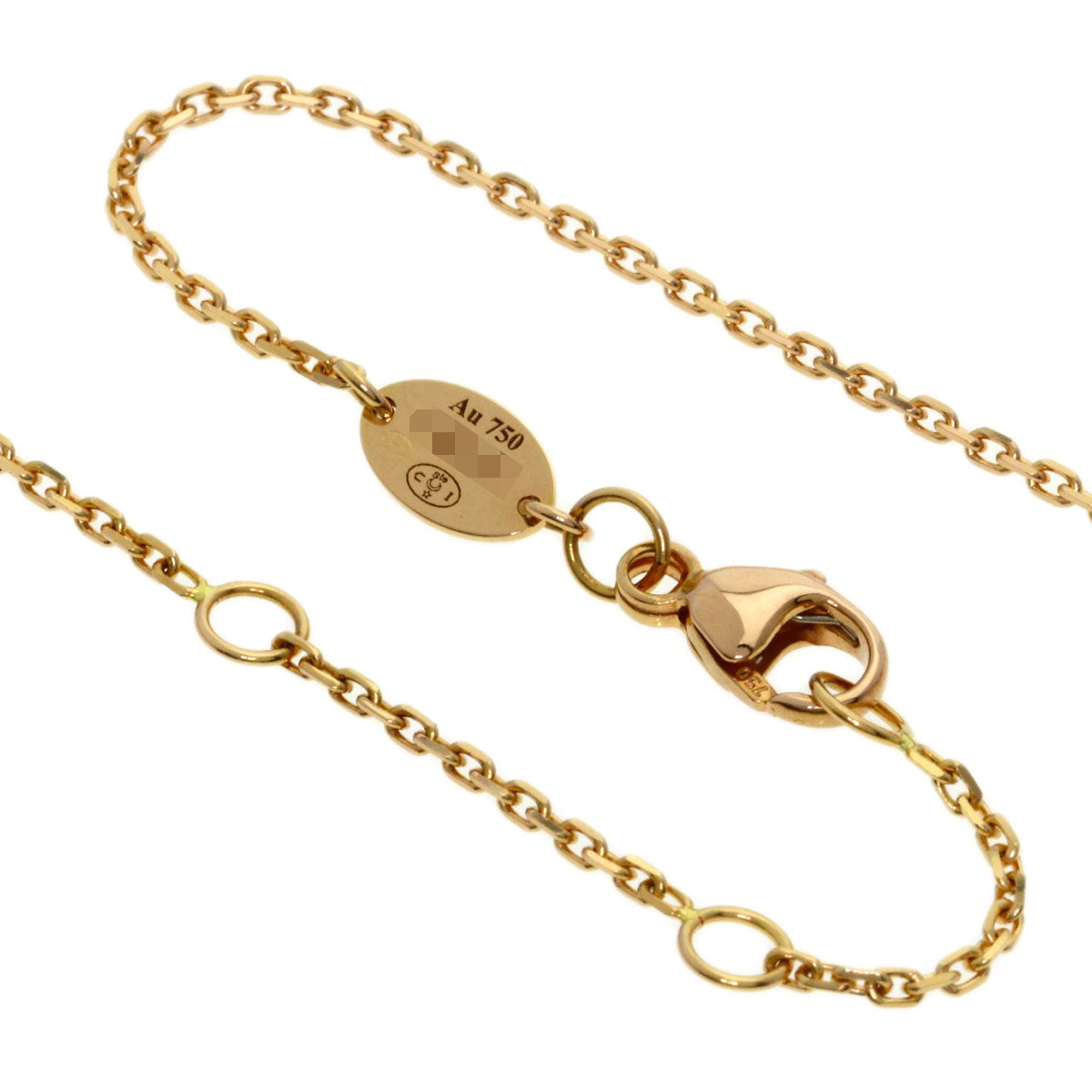 Chaumet Je de Liens Harmony Shell Diamond Necklace K18 Pink Gold Ladies [Used]