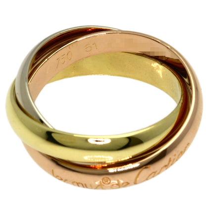 CARTIER Trinity #51 Ring K18 Yellow Gold K18 White GoldLadies [Used]