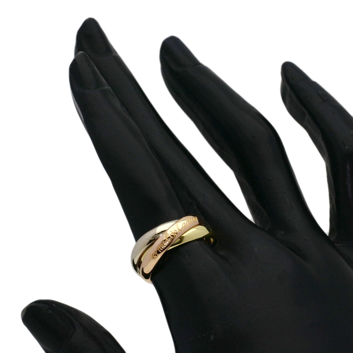CARTIER Trinity #51 Ring K18 Yellow Gold K18 White GoldLadies [Used]