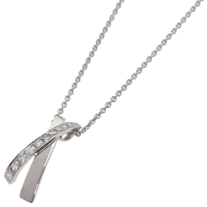 GRAFF Kiss Diamond Necklace K18 White Gold Ladies [Used]