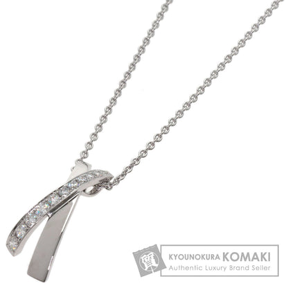 GRAFF Kiss Diamond Necklace K18 White Gold Ladies [Used]