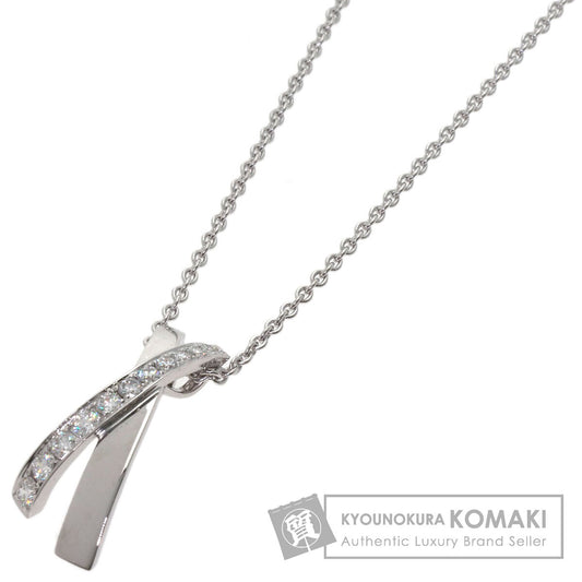 GRAFF Kiss Diamond Necklace K18 White Gold Ladies [Used]