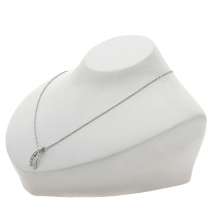 GRAFF Kiss Diamond Necklace K18 White Gold Ladies [Used]