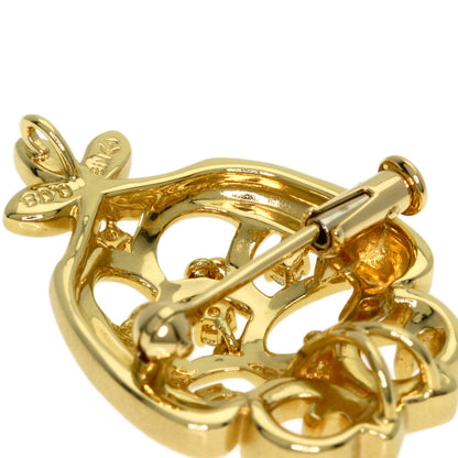 TASAKI Owl Diamond Brooch K18 Yellow Gold Ladies [Used]