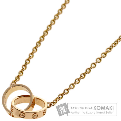 CARTIER mini love Necklace K18 Pink Gold Ladies [Used]