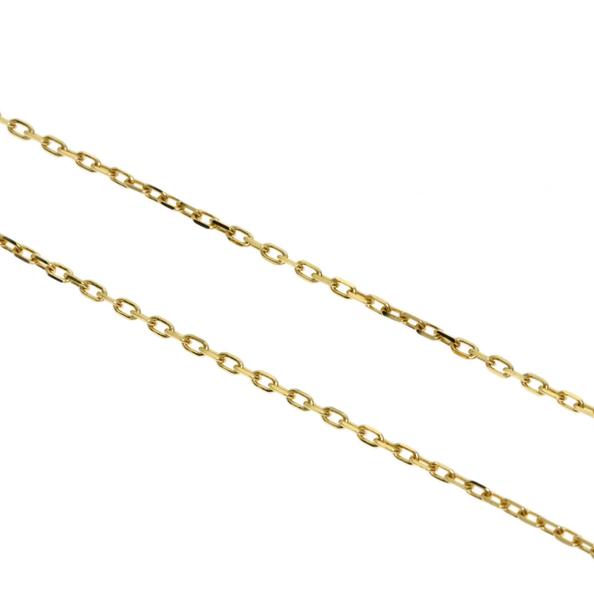 CARTIER Amulette de Cartier SM Shell Diamond Necklace K18 Yellow Gold Ladies [Used]