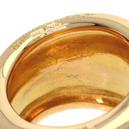 Pomellato Cocco Brown Diamond Ring K18 Pink Gold Ladies [Used]