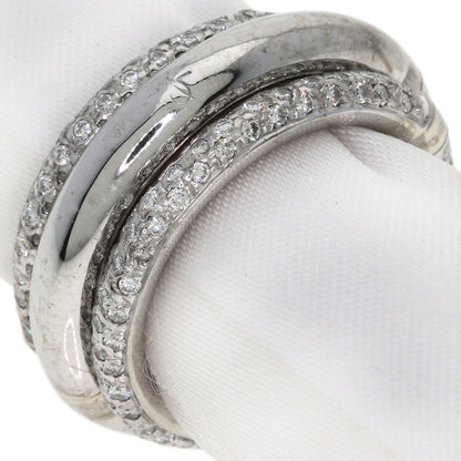 Pomellato Jocko Diamond Ring K18 White Gold Ladies [Used]