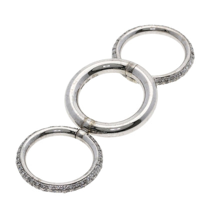 Pomellato Jocko Diamond Ring K18 White Gold Ladies [Used]