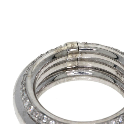 Pomellato Jocko Diamond Ring K18 White Gold Ladies [Used]
