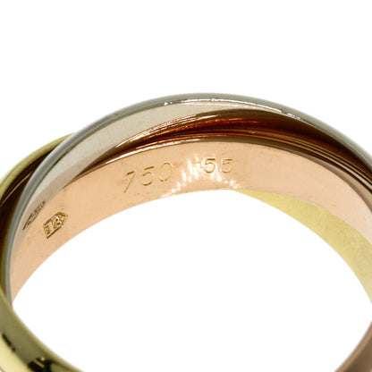 CARTIER Trinity #55 Ring K18 Yellow Gold K18 White GoldLadies [Used]