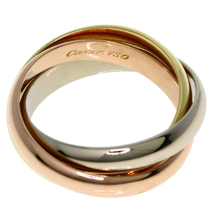 CARTIER Trinity Ring K18 Yellow Gold K18 White GoldLadies [Used]