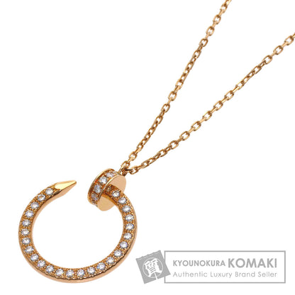 CARTIER Juste uncle Diamond Necklace K18 Pink Gold Ladies [Used]